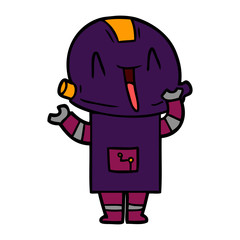 cartoon robot