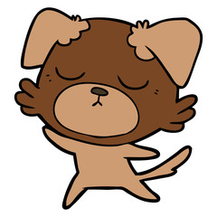cute cartoon dog