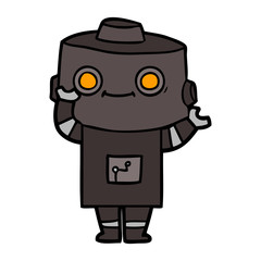 cartoon robot