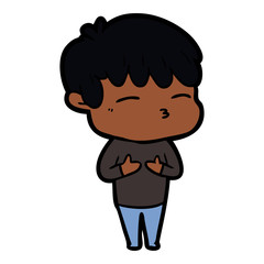 cartoon frustrated man