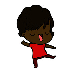 cartoon woman talking