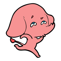 cartoon elephant remembering