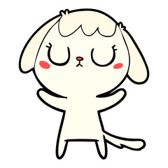 cute cartoon dog