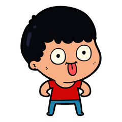 cartoon man staring