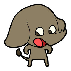 cute cartoon elephant