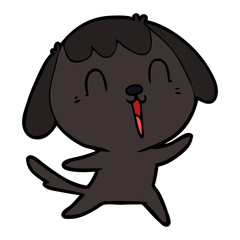 cute cartoon dog