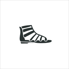 women's shoes icon.  Illustration