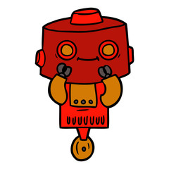 cartoon robot