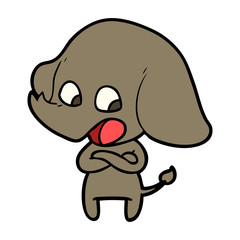 cute cartoon elephant