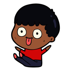 cartoon man staring