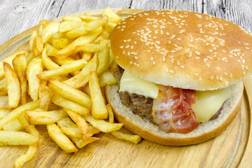 burger et frites