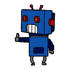 cartoon robot