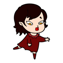 cute cartoon vampire girl