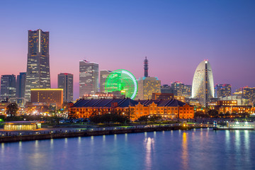Obraz na płótnie Canvas Cityscape of Yokohama in Japan