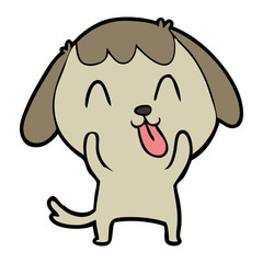 cute cartoon dog