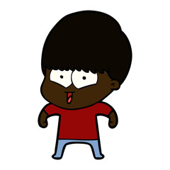 cartoon happy boy