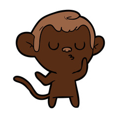 cartoon monkey