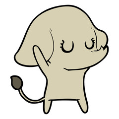cute cartoon elephant