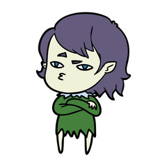 cartoon vampire girl