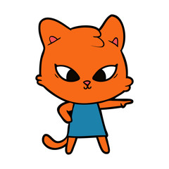 cute cartoon cat