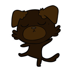 cute cartoon dog