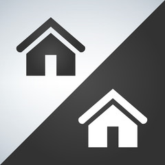 Home icons, light and dark version