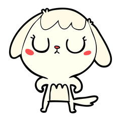 cute cartoon dog