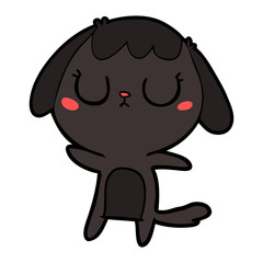 cute cartoon dog