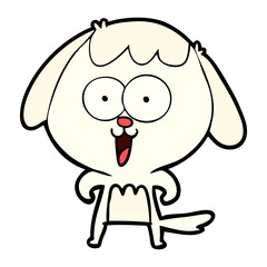 cute cartoon dog