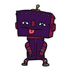 cartoon robot