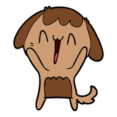cute cartoon dog