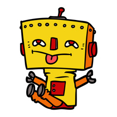 cartoon robot