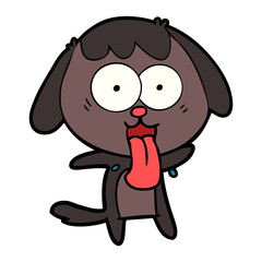 cute cartoon dog