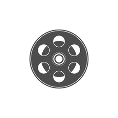 cinematographic tape icon. Cinema element icon. Premium quality graphic design. Signs, outline symbols collection icon for websites, web design, mobile app, info graphics