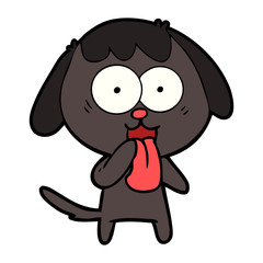 Obraz premium cute cartoon dog