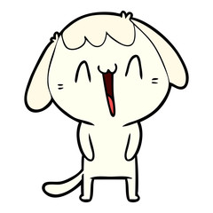 cute cartoon dog