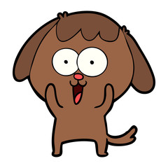 cute cartoon dog
