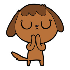 cute cartoon dog