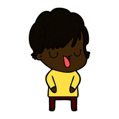 cartoon woman talking