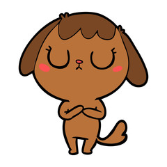 cute cartoon dog
