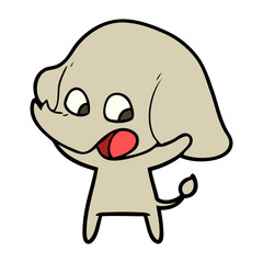 cute cartoon elephant