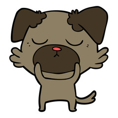 cute cartoon dog
