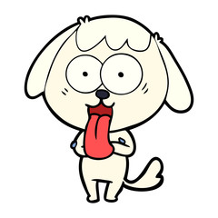 cute cartoon dog