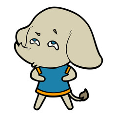 cartoon elephant remembering