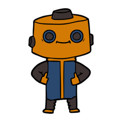 cartoon robot