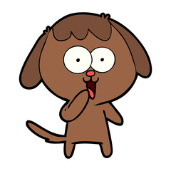 cute cartoon dog