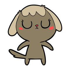 cute cartoon dog