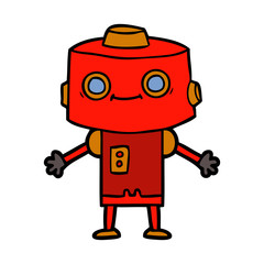 cartoon robot