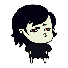 cartoon vampire girl