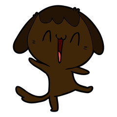 cute cartoon dog